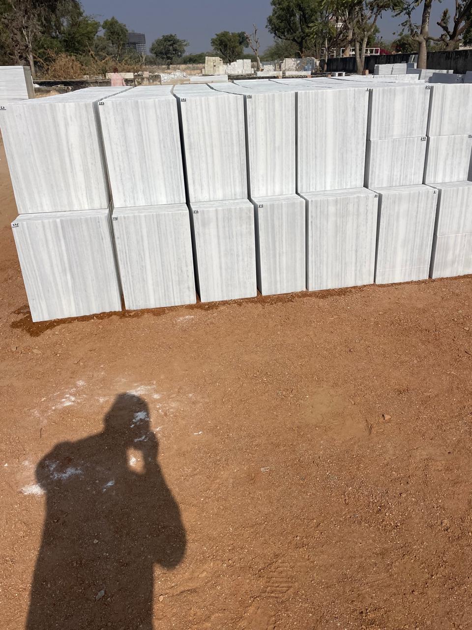 Marble slab yard