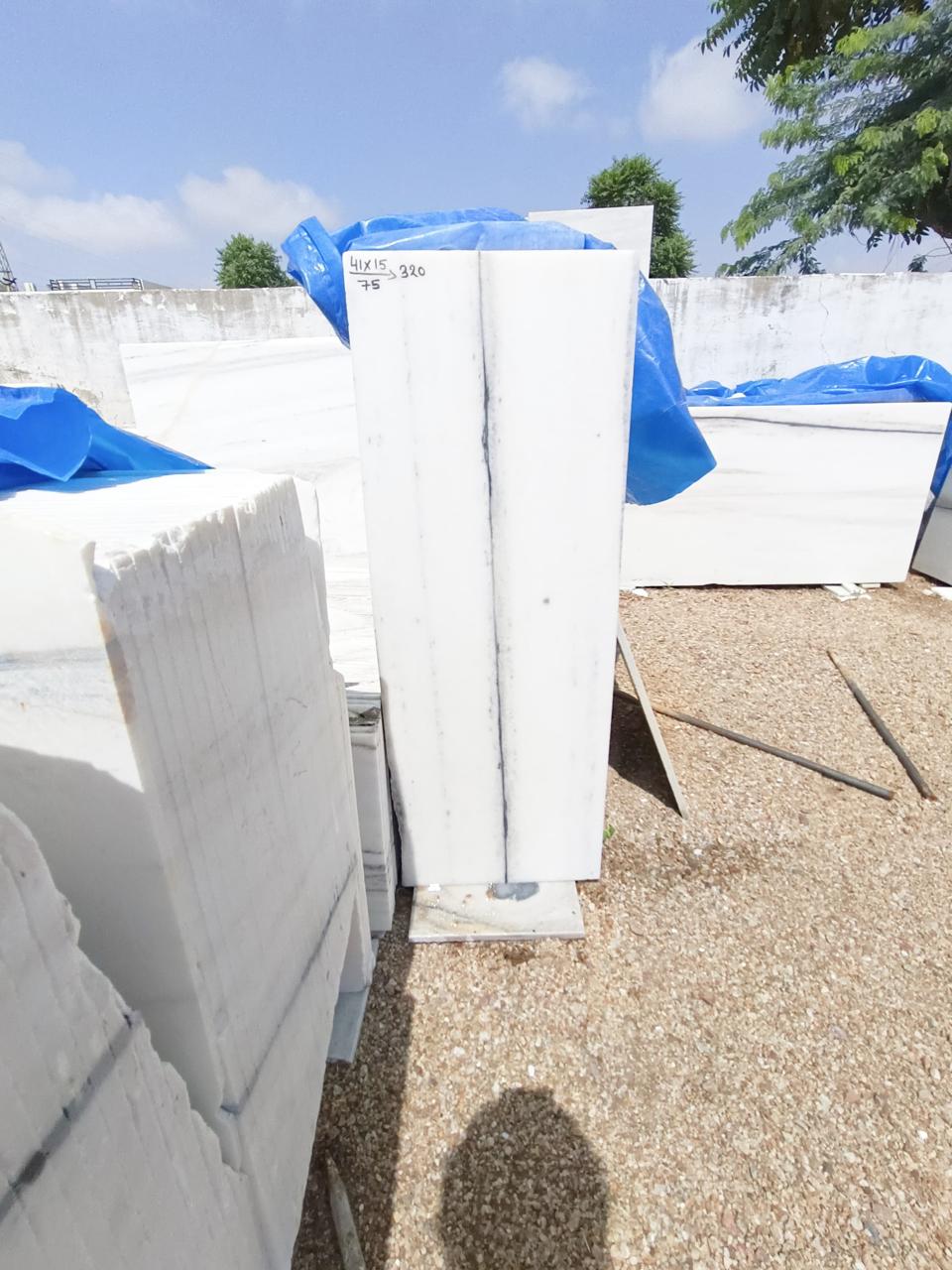 Marble block stock photo
